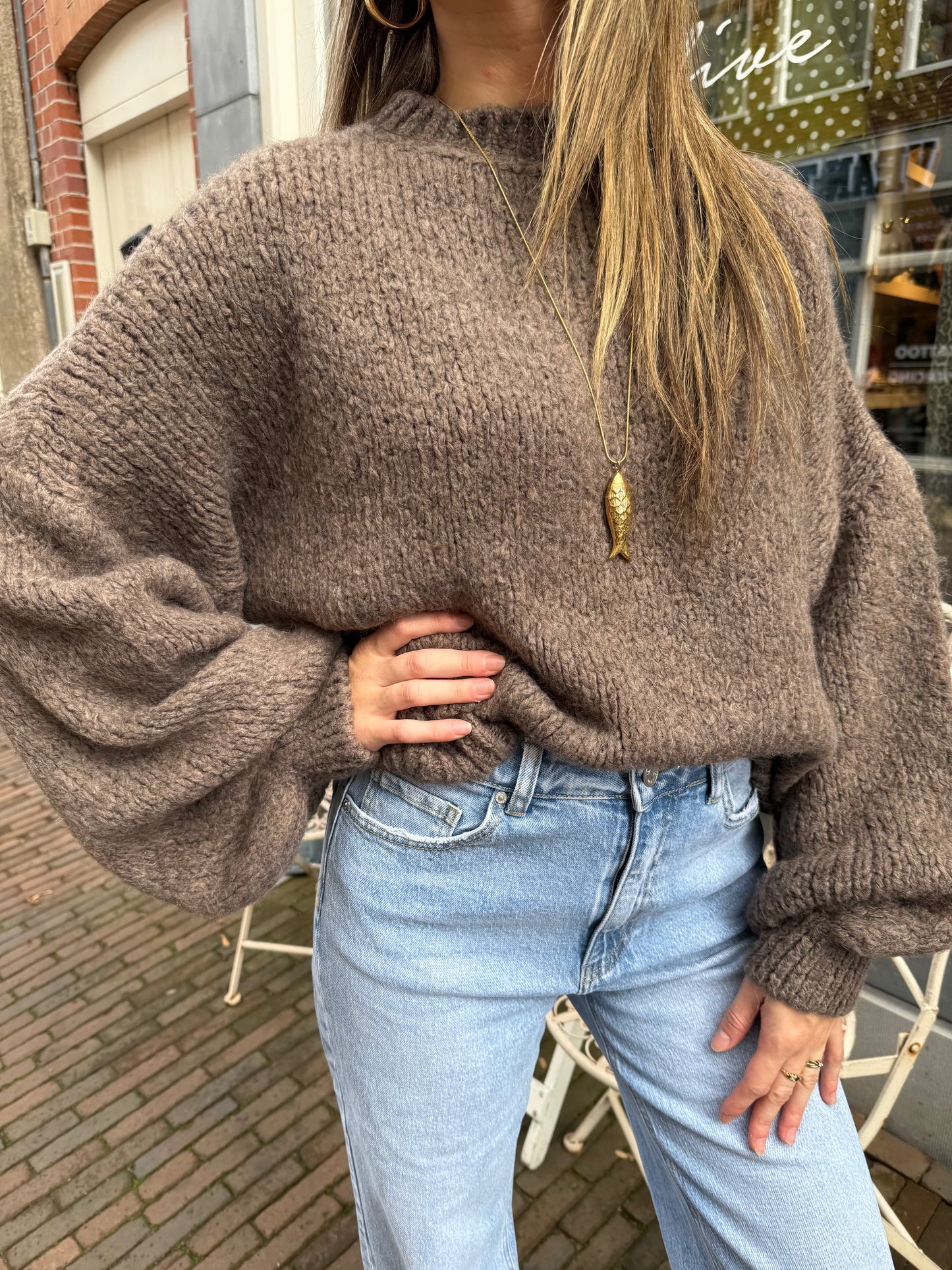 Nova knit taupe