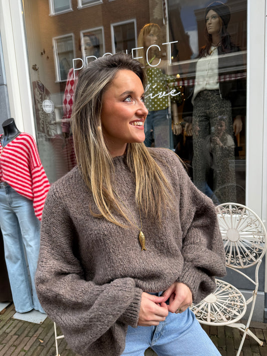 Nova knit taupe