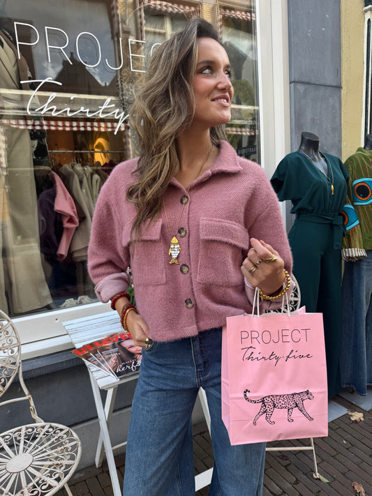 Bibi jacket dusty pink