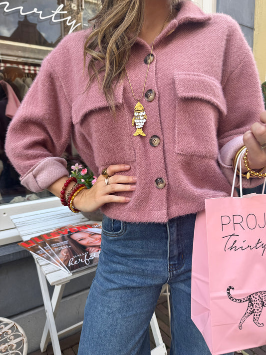 Bibi jacket dusty pink