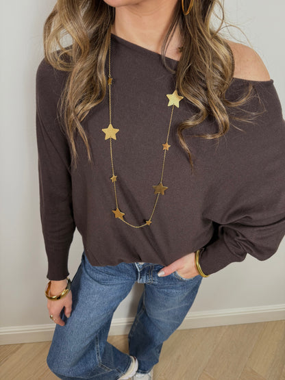 Vleermuis truitje choco bruin