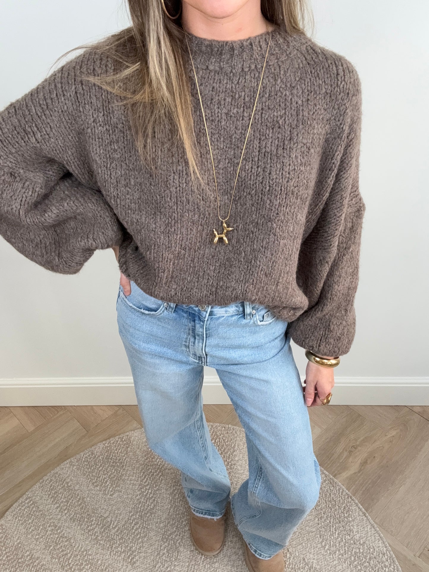 Nova knit taupe