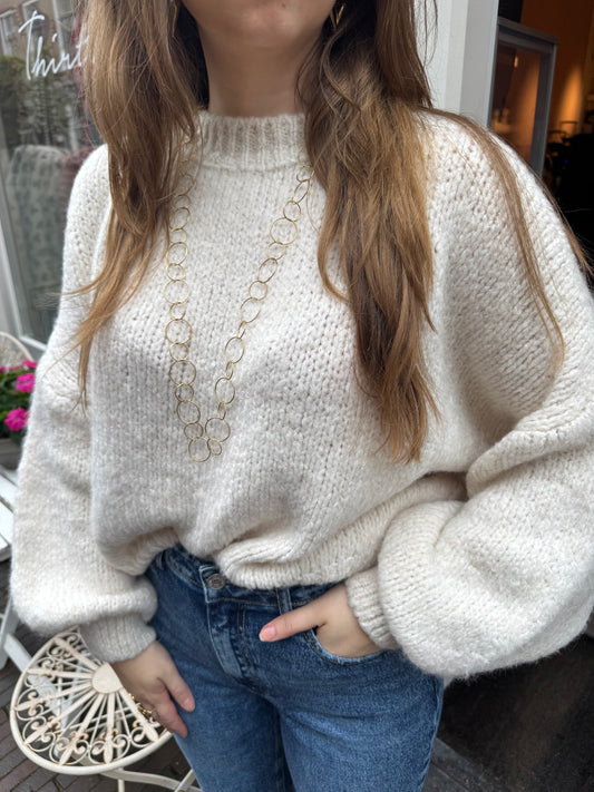 Nova knit ecru