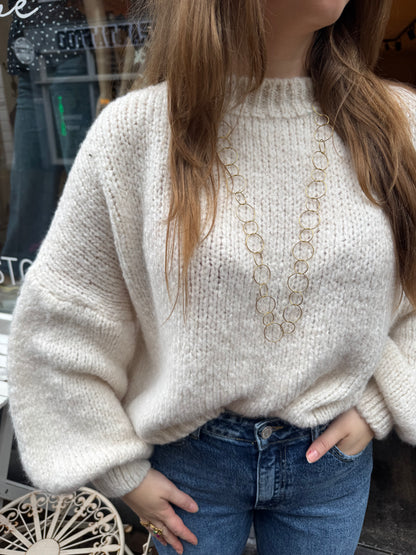 Nova knit ecru