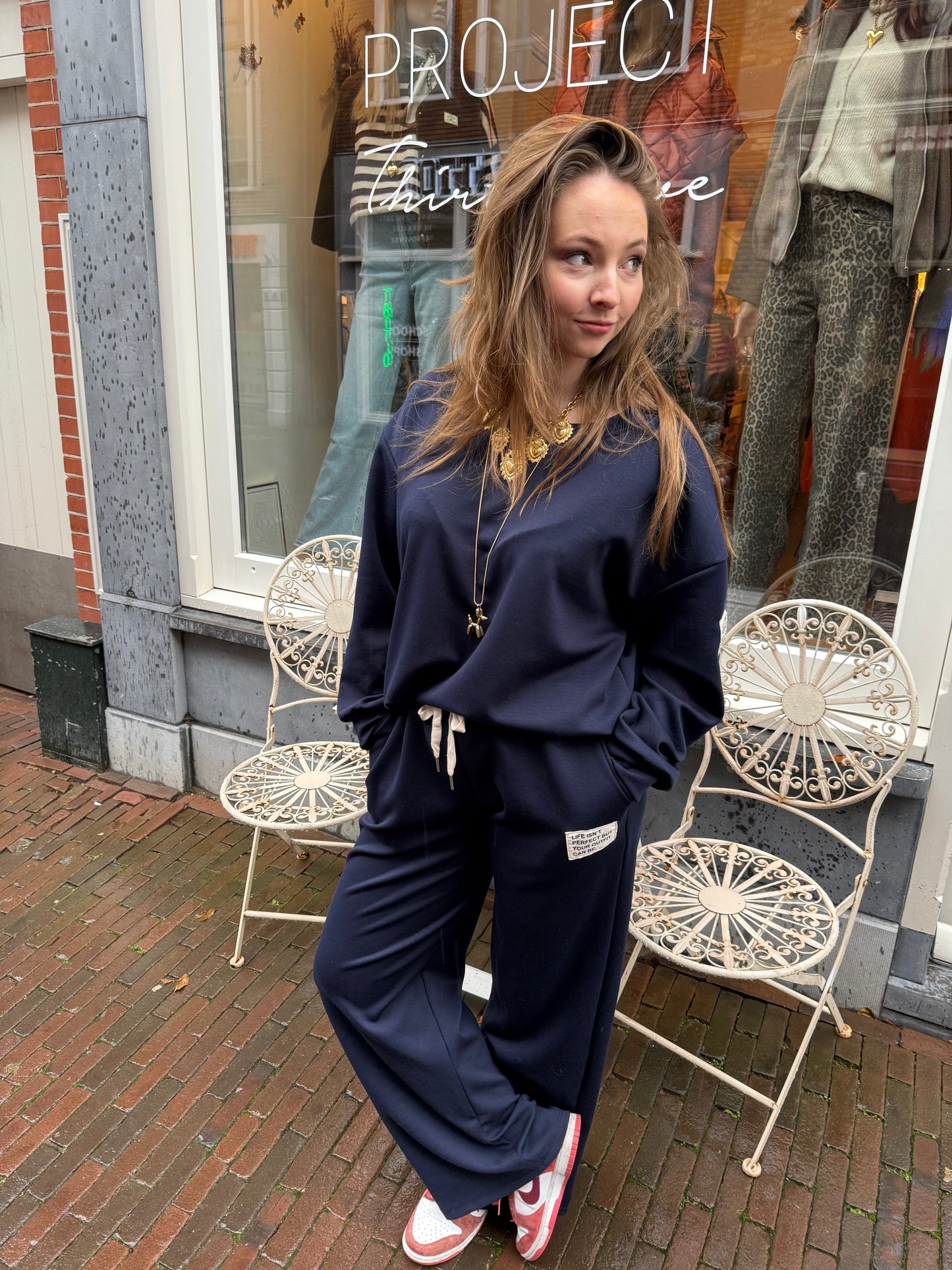 Jogging set donkerblauw