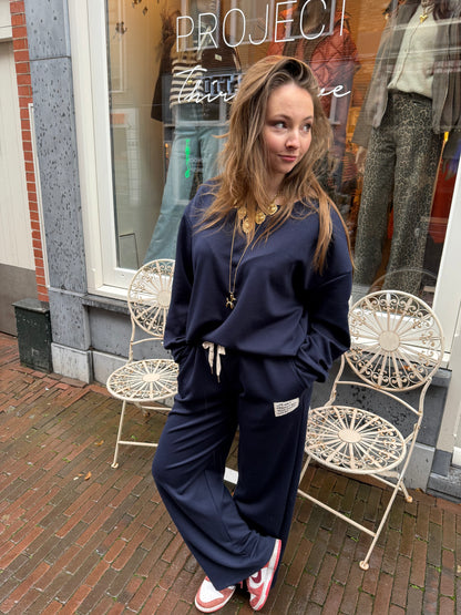 Jogging set donkerblauw