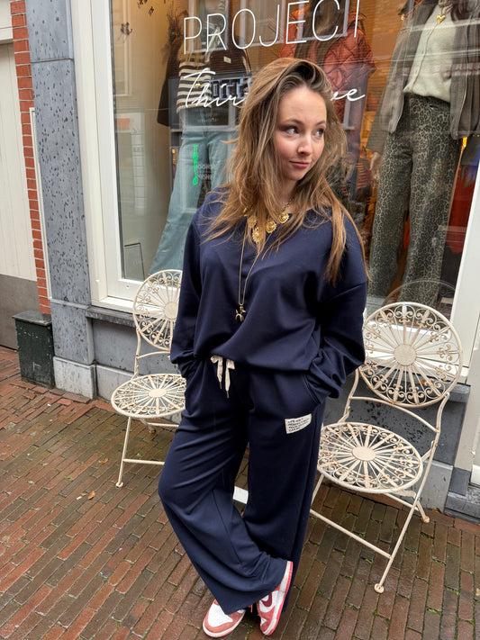 Jogging set donkerblauw