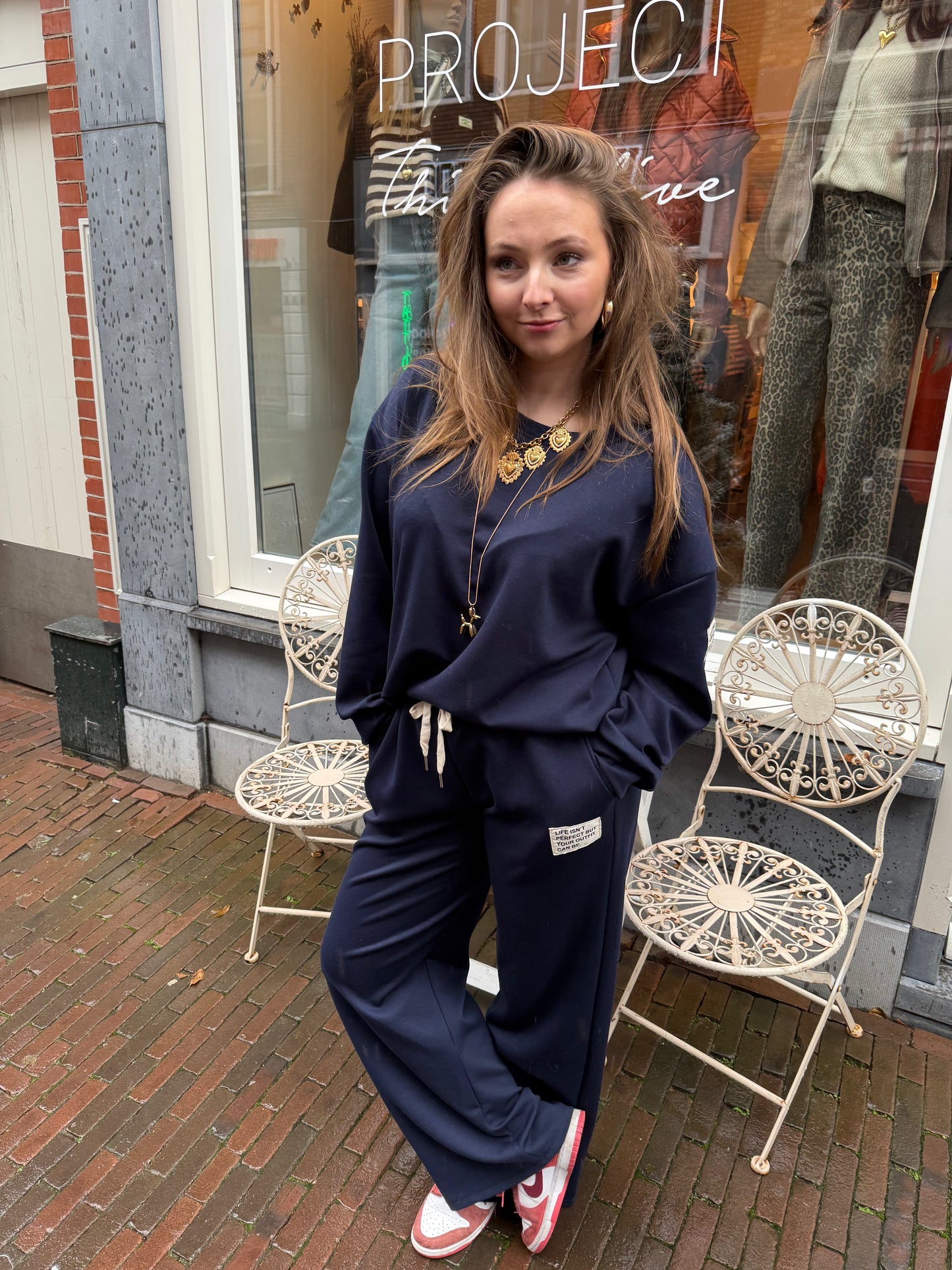 Jogging set donkerblauw