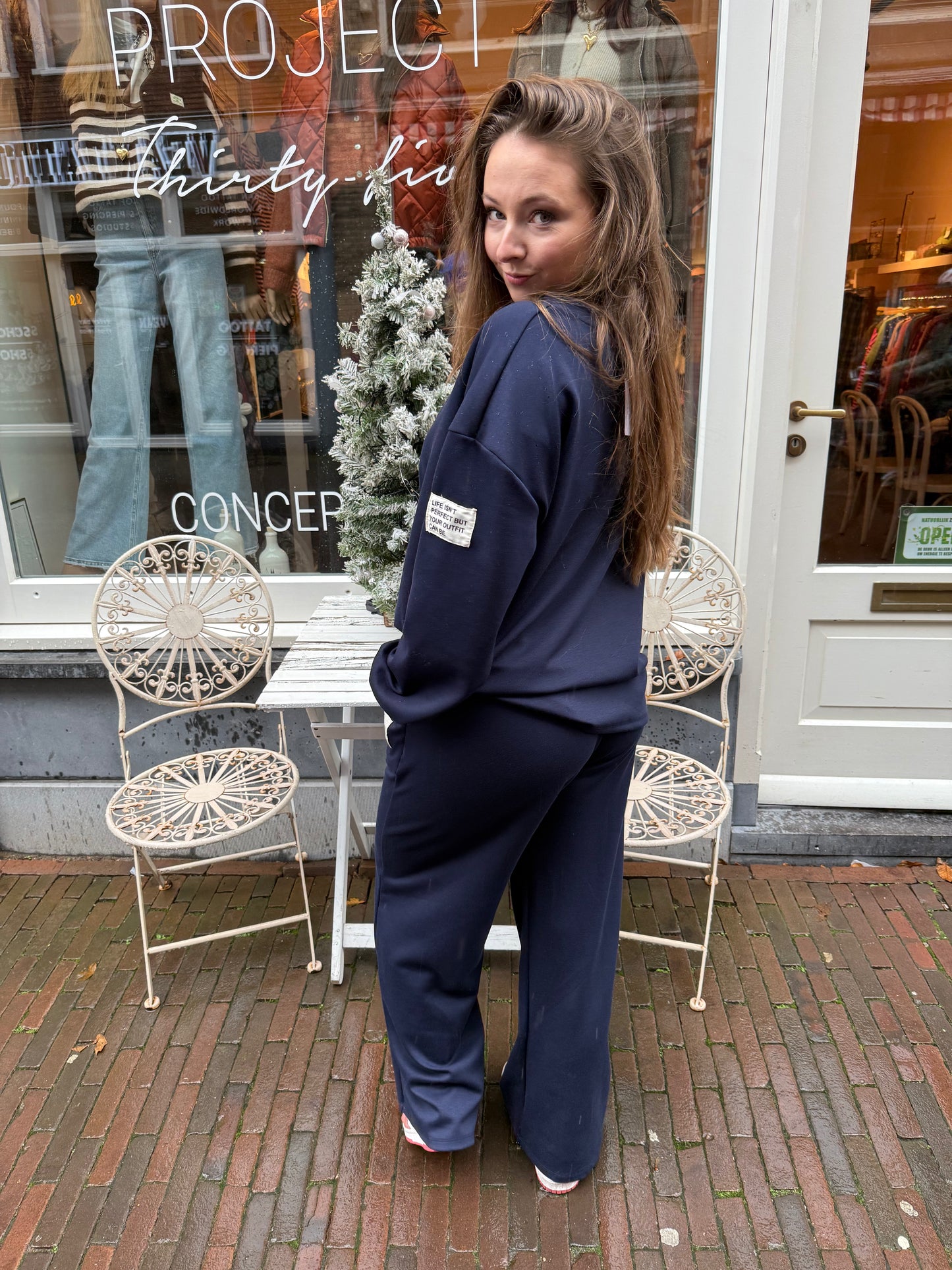Jogging set donkerblauw