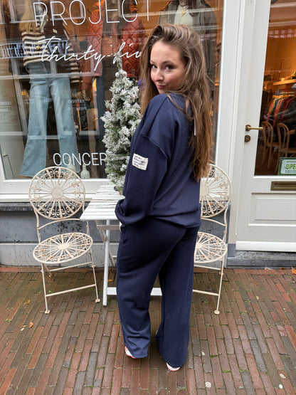 Jogging set donkerblauw