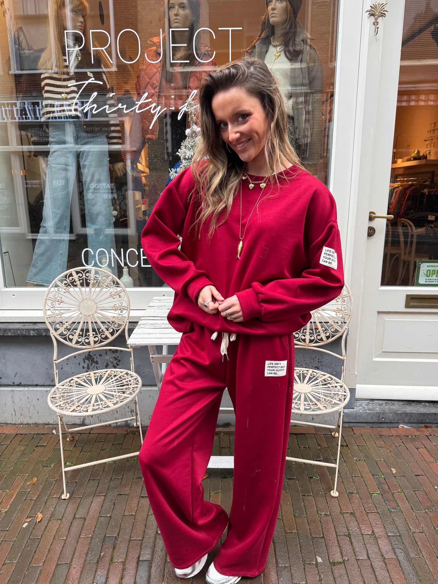 Jogging set rood