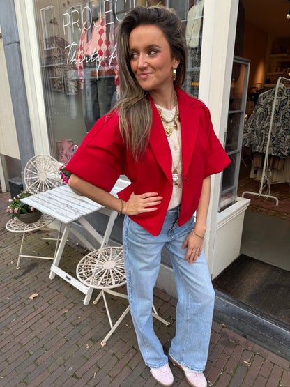 Mia jacket bright red