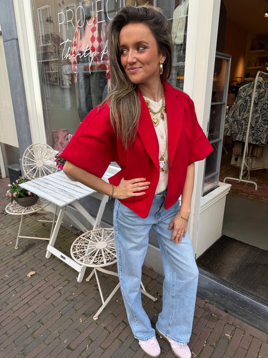 Mia jacket bright red
