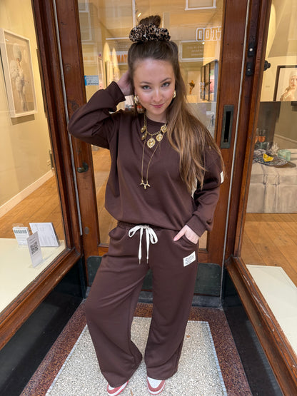 Jogging set bruin