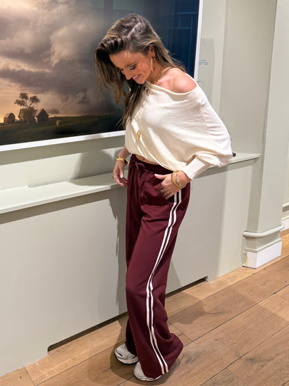 Iza pants burgundy