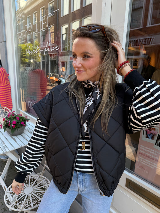 Coco bodywarmer black