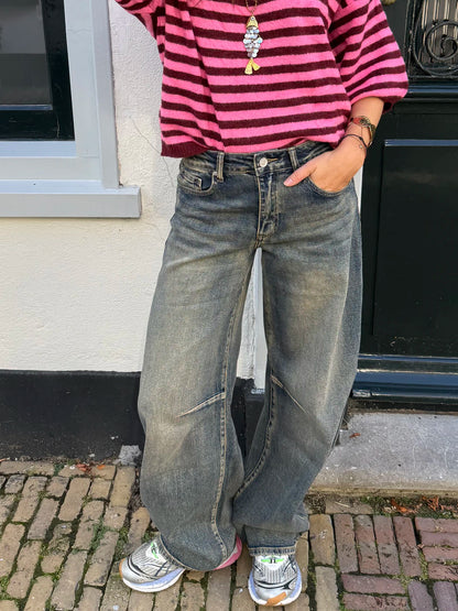 Alix barrel balloon jeans vintage blue