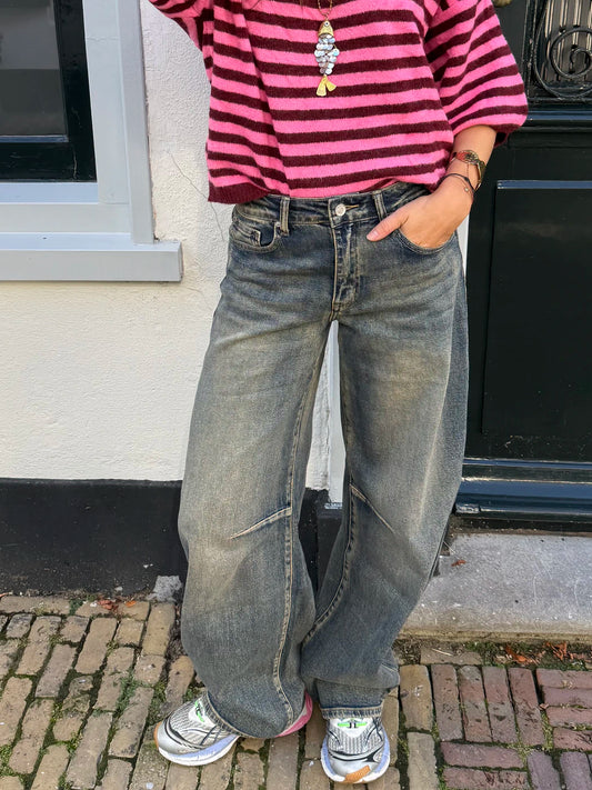 Alix barrel balloon jeans vintage blue