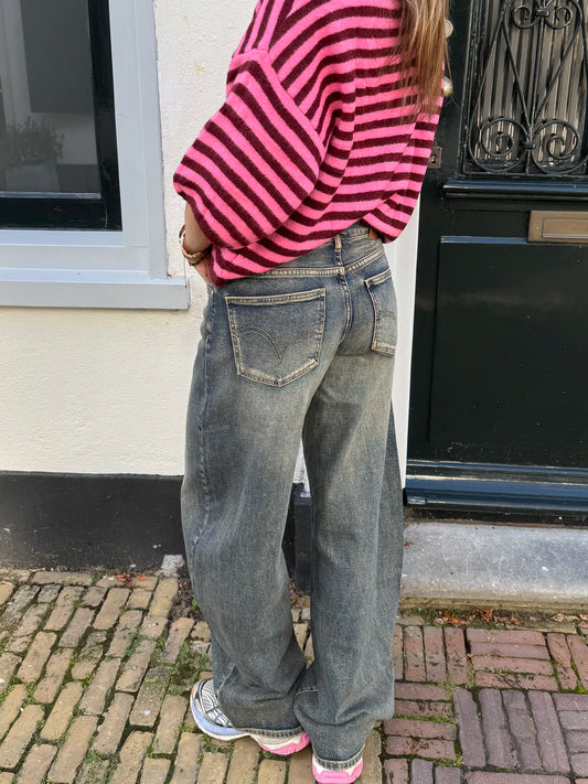 Alix barrel balloon jeans vintage blue