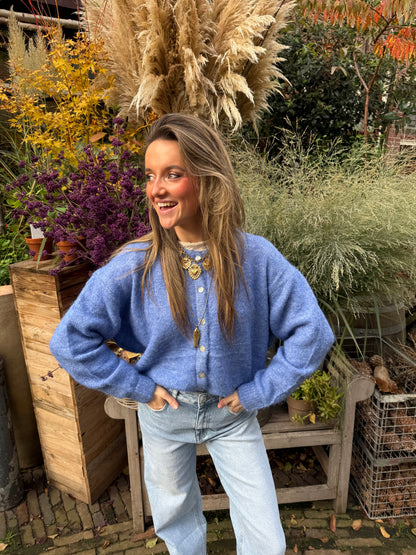 Gigi cardigan cobalt blue - Project 35