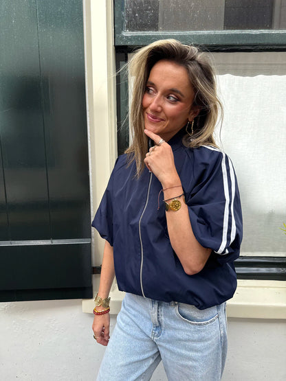 Jaimy jasje streep navy/wit