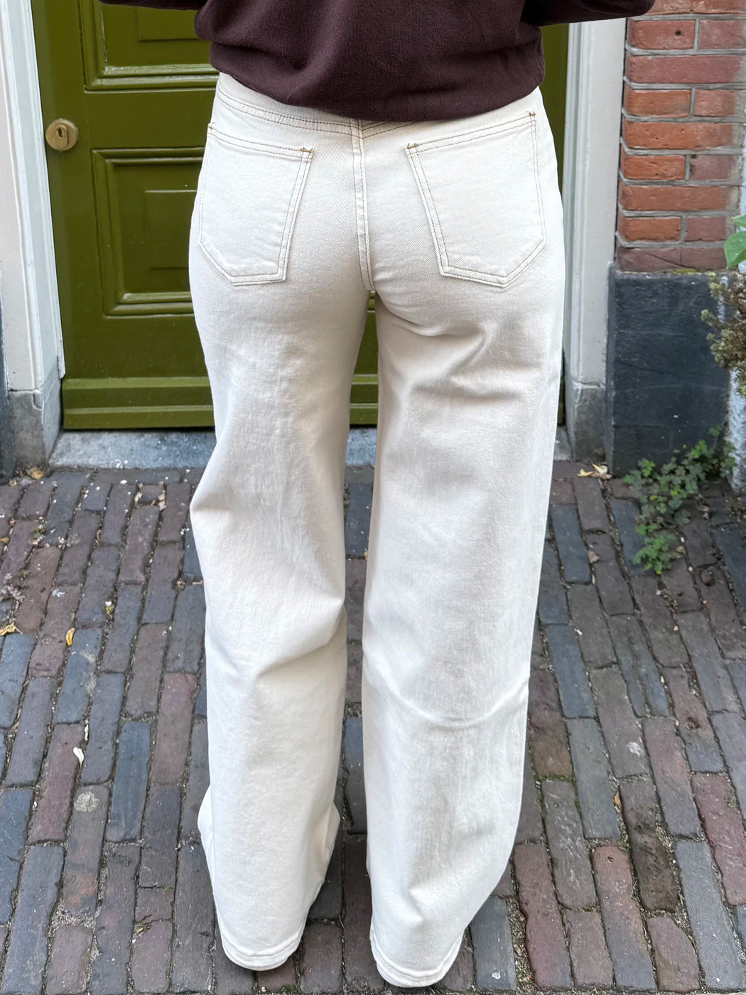 Amy wide leg jeans stretch off white