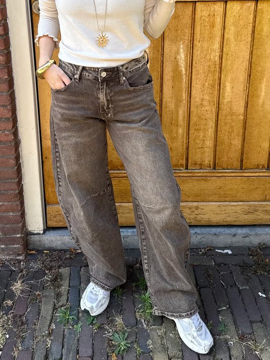 Alix barrel balloon jeans vintage brown