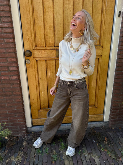 Alix barrel balloon jeans vintage brown