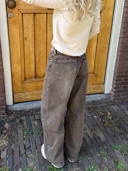 Alix barrel balloon jeans vintage brown