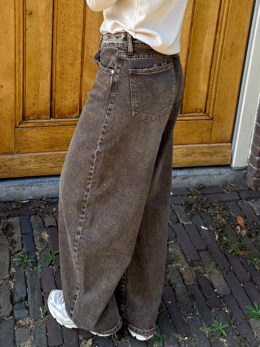Alix barrel balloon jeans vintage brown