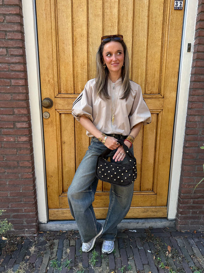 Jaimy jasje streep beige/bruin