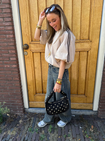 Jaimy jasje streep beige/bruin