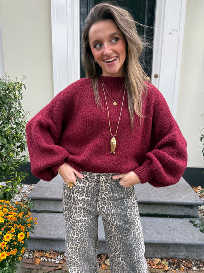 Nova knit burgundy - Project 35