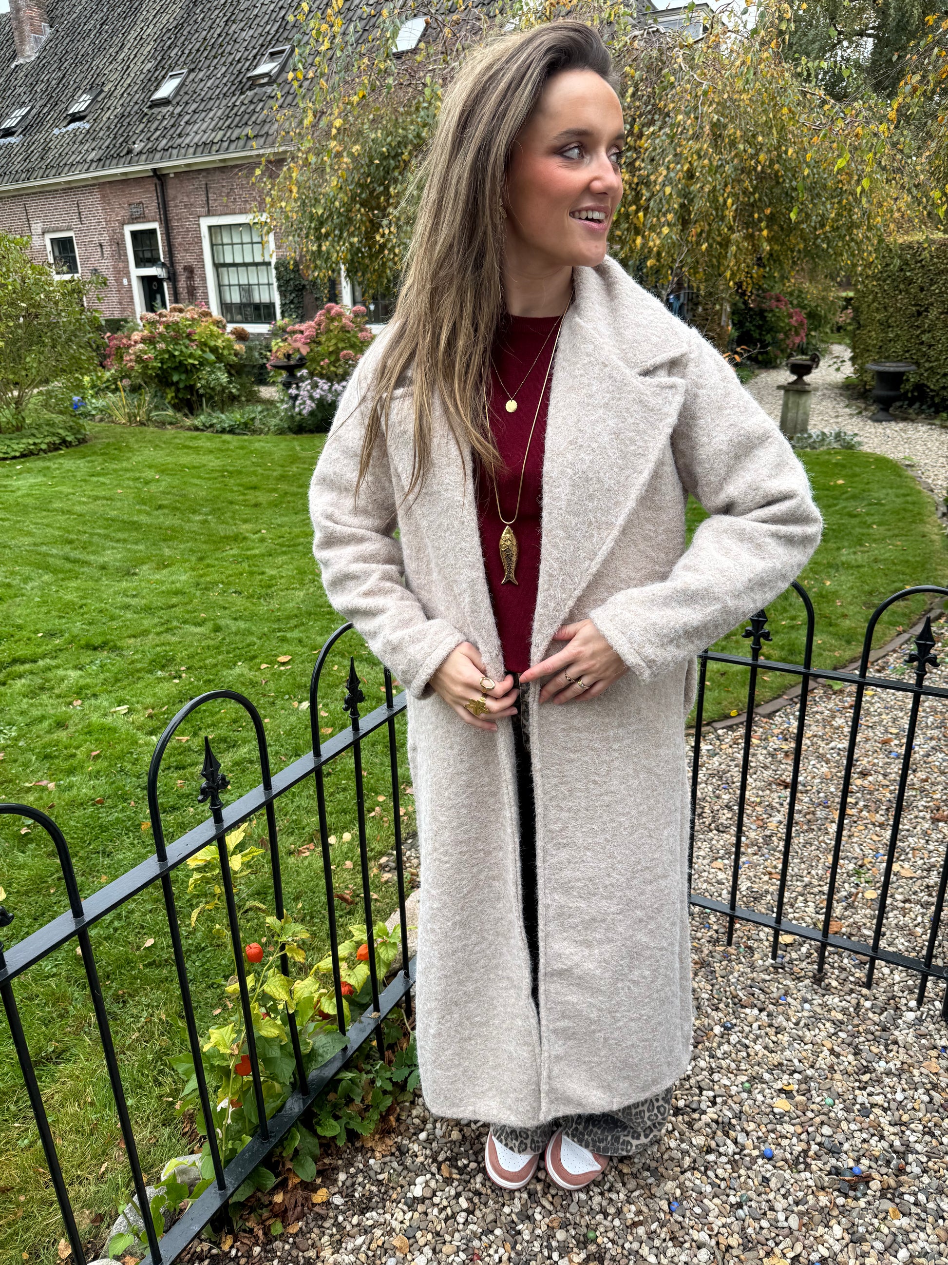 Filou long coat ecru - Project 35