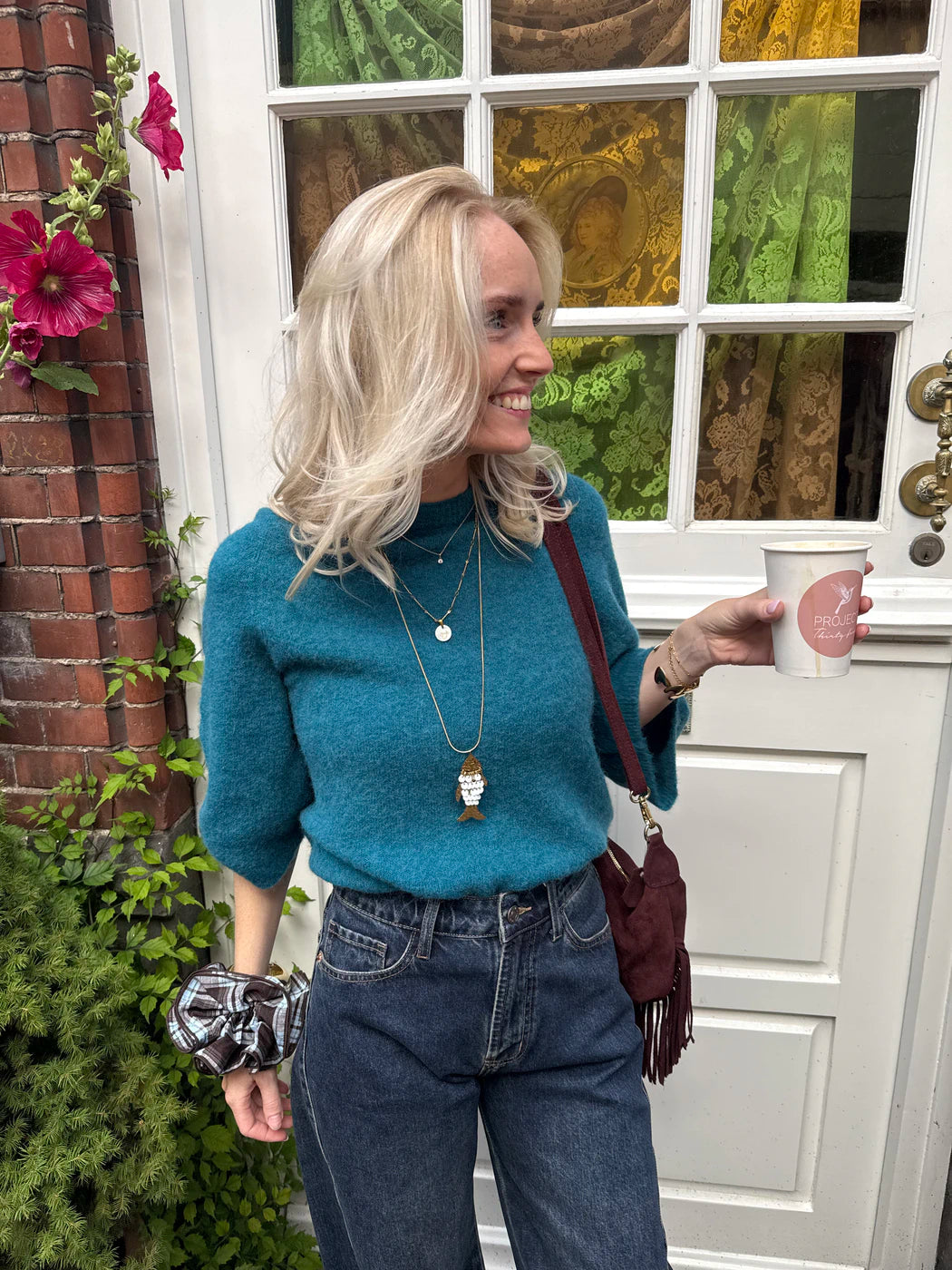 Bella knit petrol