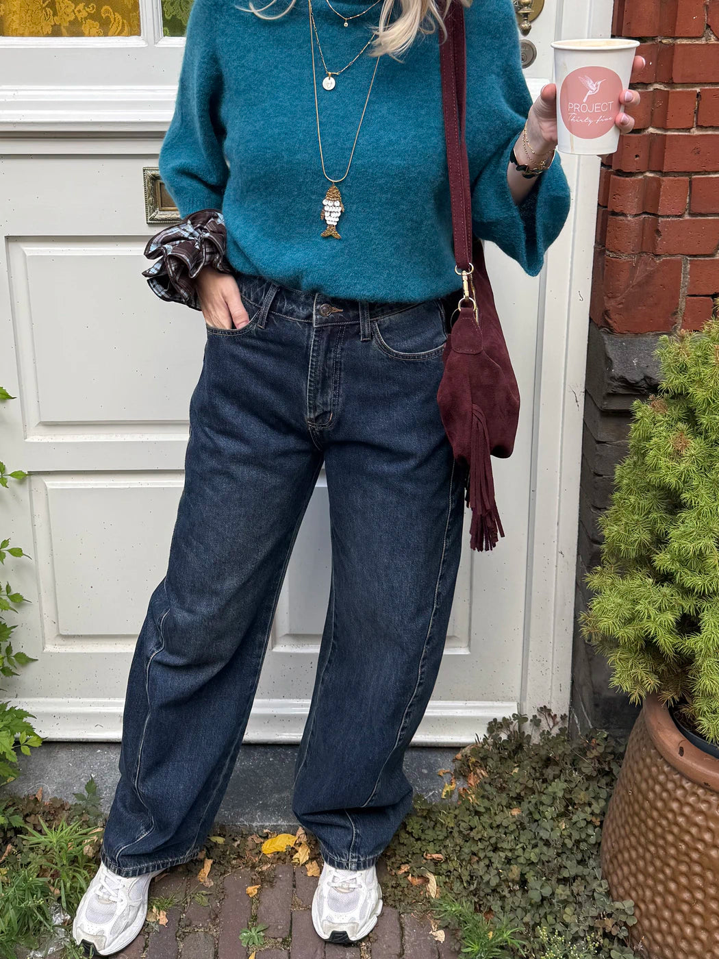 Stella barrel jeans dark blue