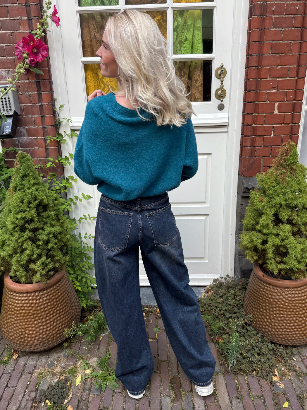 Stella barrel jeans dark blue