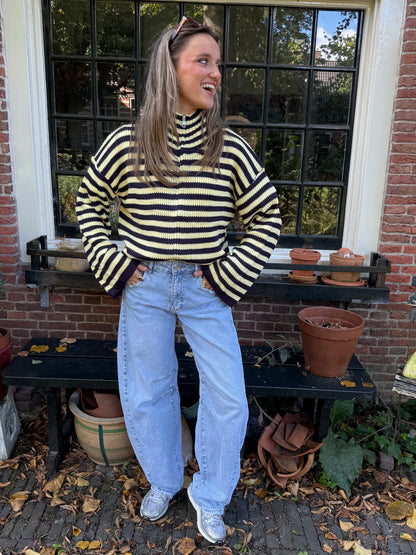 Vik barrel jeans lichtblauw