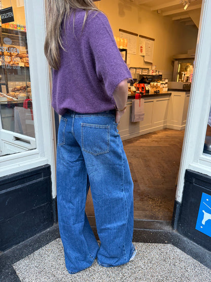 Bodi buttons jeans dark blue