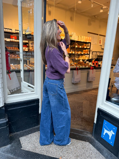 Bodi buttons jeans dark blue