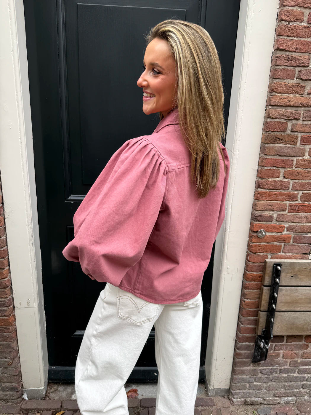 Ella blouse dusty pink