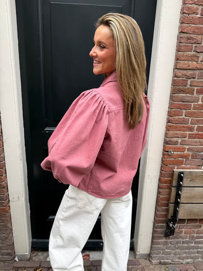 Ella blouse dusty pink