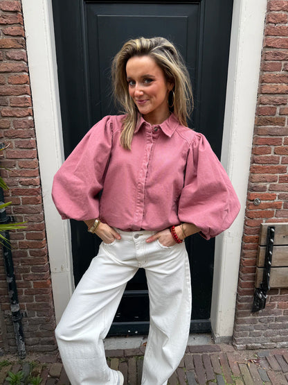 Ella blouse dusty pink