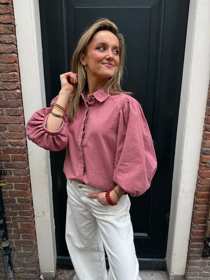 Ella blouse dusty pink
