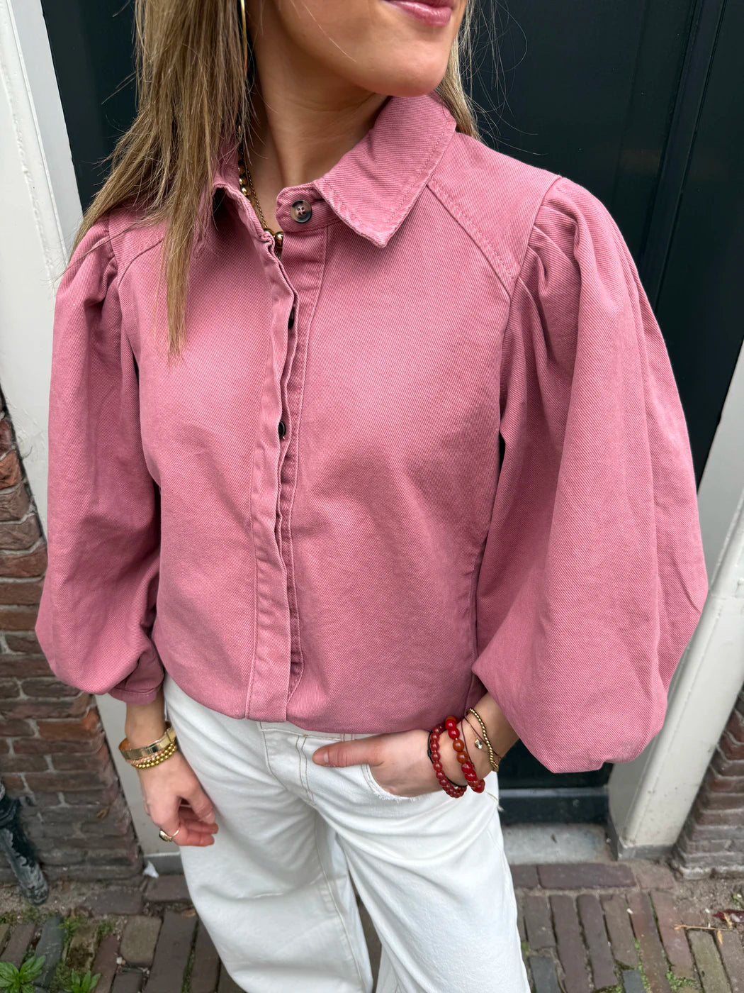 Ella blouse dusty pink