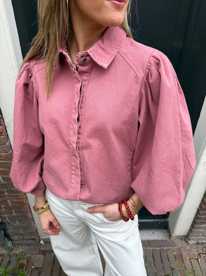 Ella blouse dusty pink
