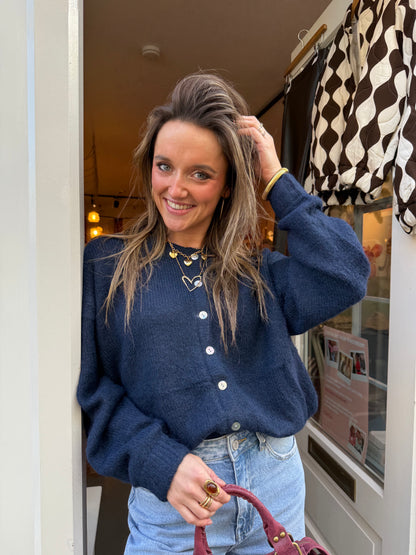 Gigi cardigan navy