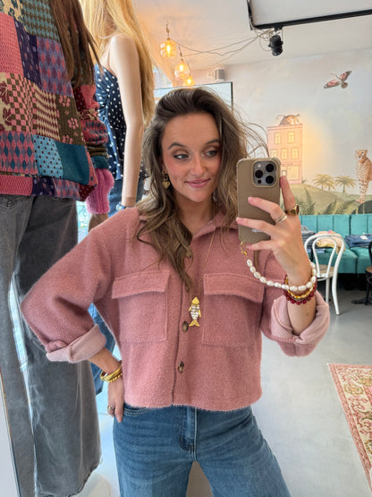 Bibi jacket dusty pink