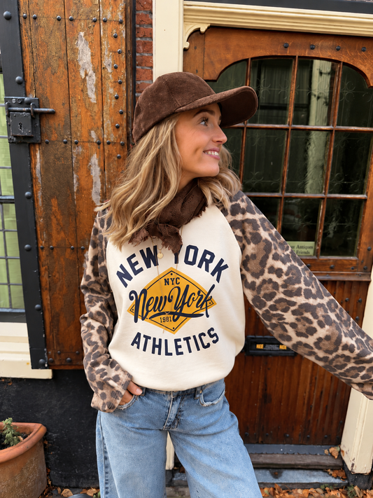 Juno longsleeve panter mouw NYC