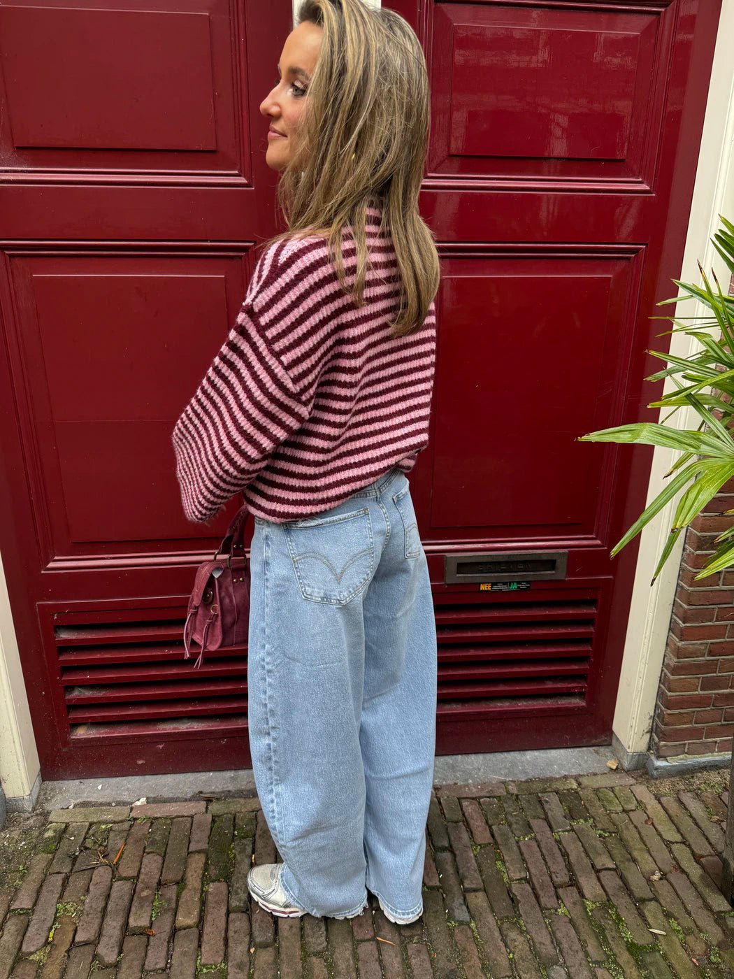 Alix ballon jeans baggy blauw - Project 35